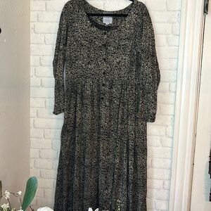 Vintage Koochee  Print Dress Size S/M